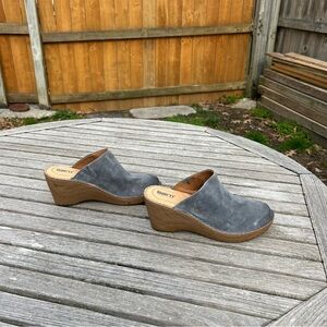 Born Natalie Light Blue Womens Clog, Size 11